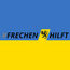Symbolbild zeigt Farben der ukrainischen Flagge (gelb und blau). Geschrieben steht dort Fechen hilft.