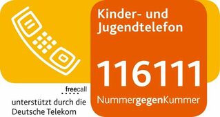 Logo Kinder- und Jugendtelefon "Nummer gegen Kummer"