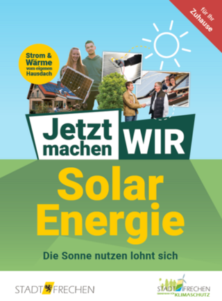 Infoflyer "Solarenergie - für Ihr Zuhause"
