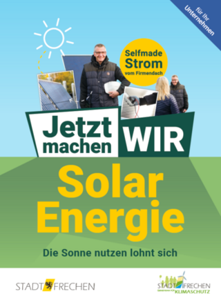 Infoflyer "Solarenergie - für Ihr Unternehmen"